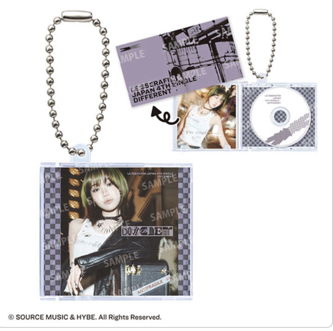 LE SSERAFIM扭蛋 'DIFFERENT' 迷你CD收藏