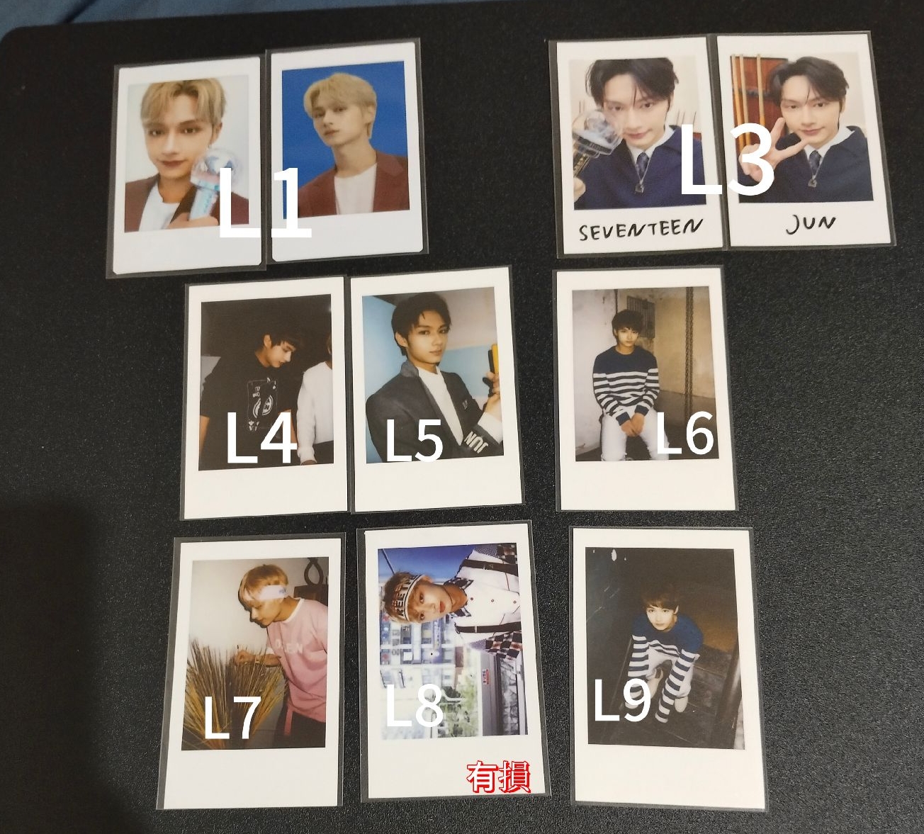 SEVENTEEN JUN 拍立得