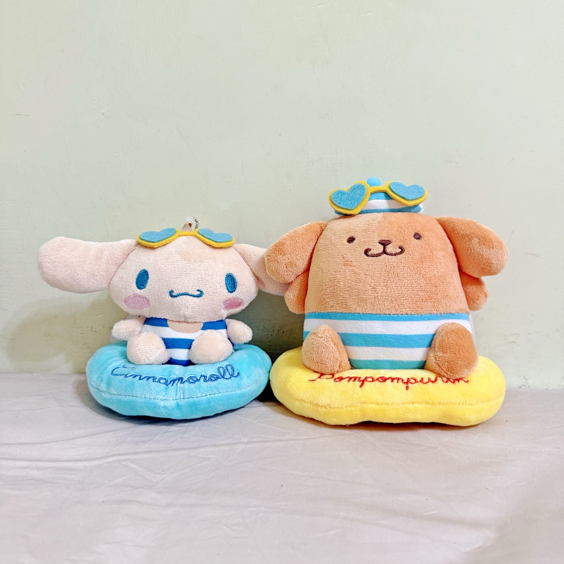 三麗鷗 曬黑泳圈🛟布丁狗 大耳狗 兩隻合售