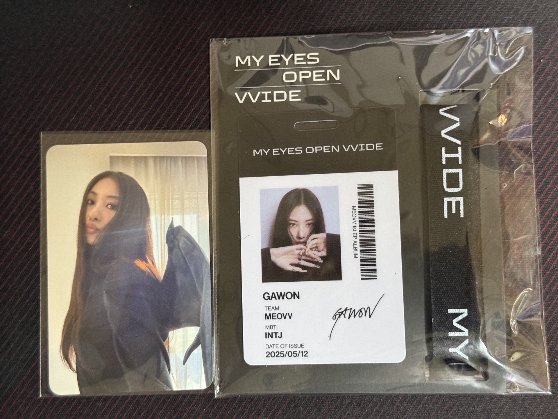 全新 GAWON姓名牌 含小卡