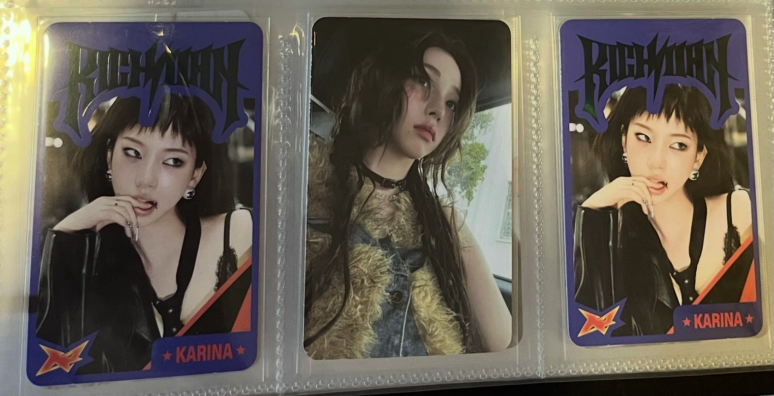 aespa Rich Man隨機卡、專輯卡