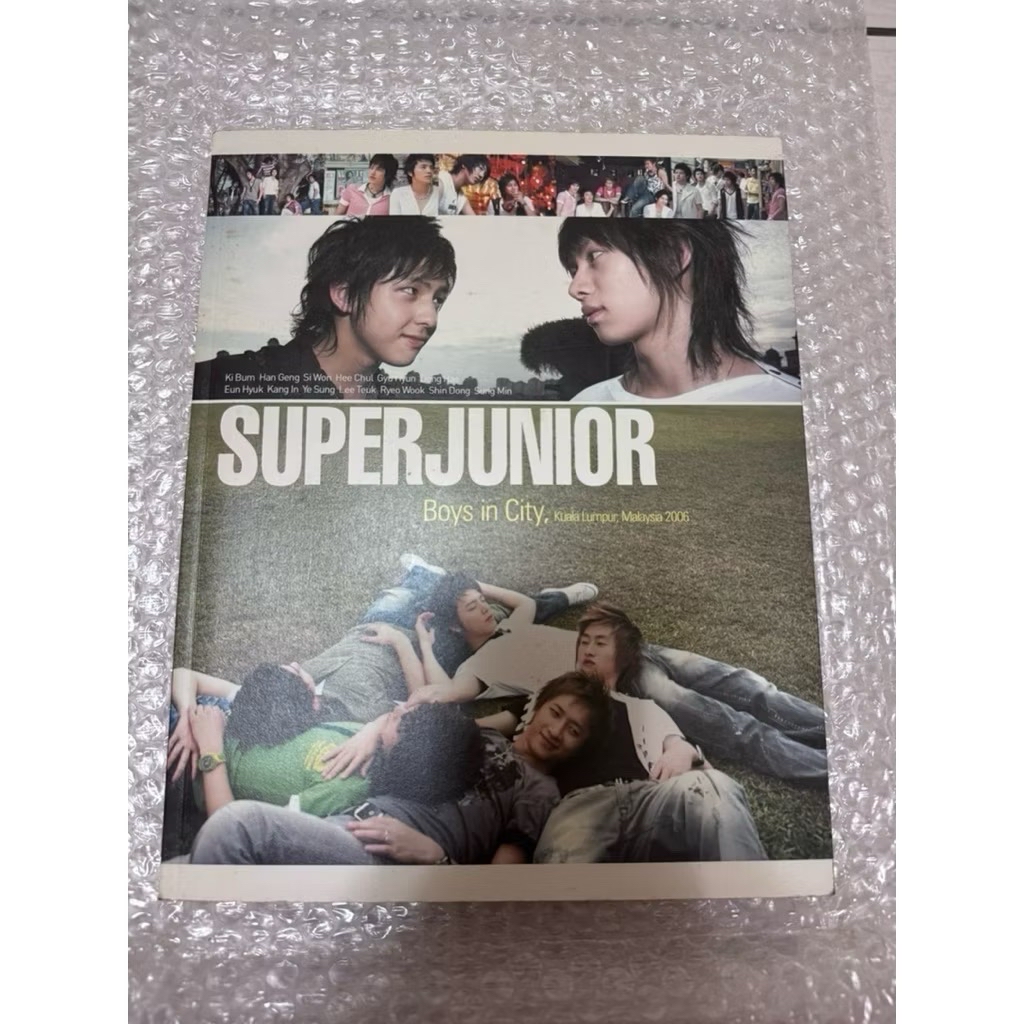 Super Junior SJ Boys in city 1 2 3 4 馬來西亞 香港 東京 巴黎 寫真書 