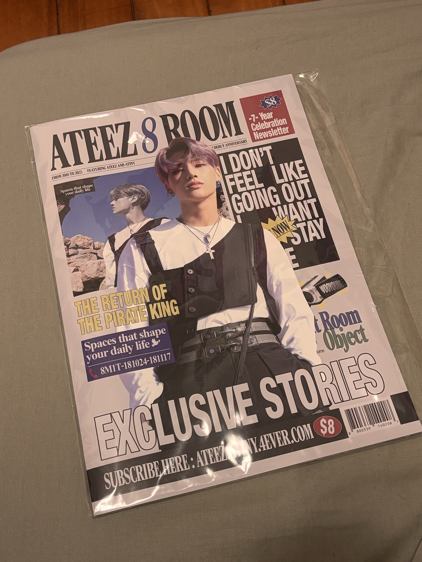 ATEEZ /8room 雜誌風海報組鄭友榮