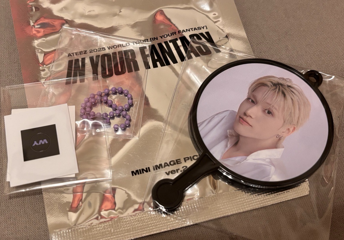 ATEEZ inyourfantasy/小扇子吊飾/鄭友榮