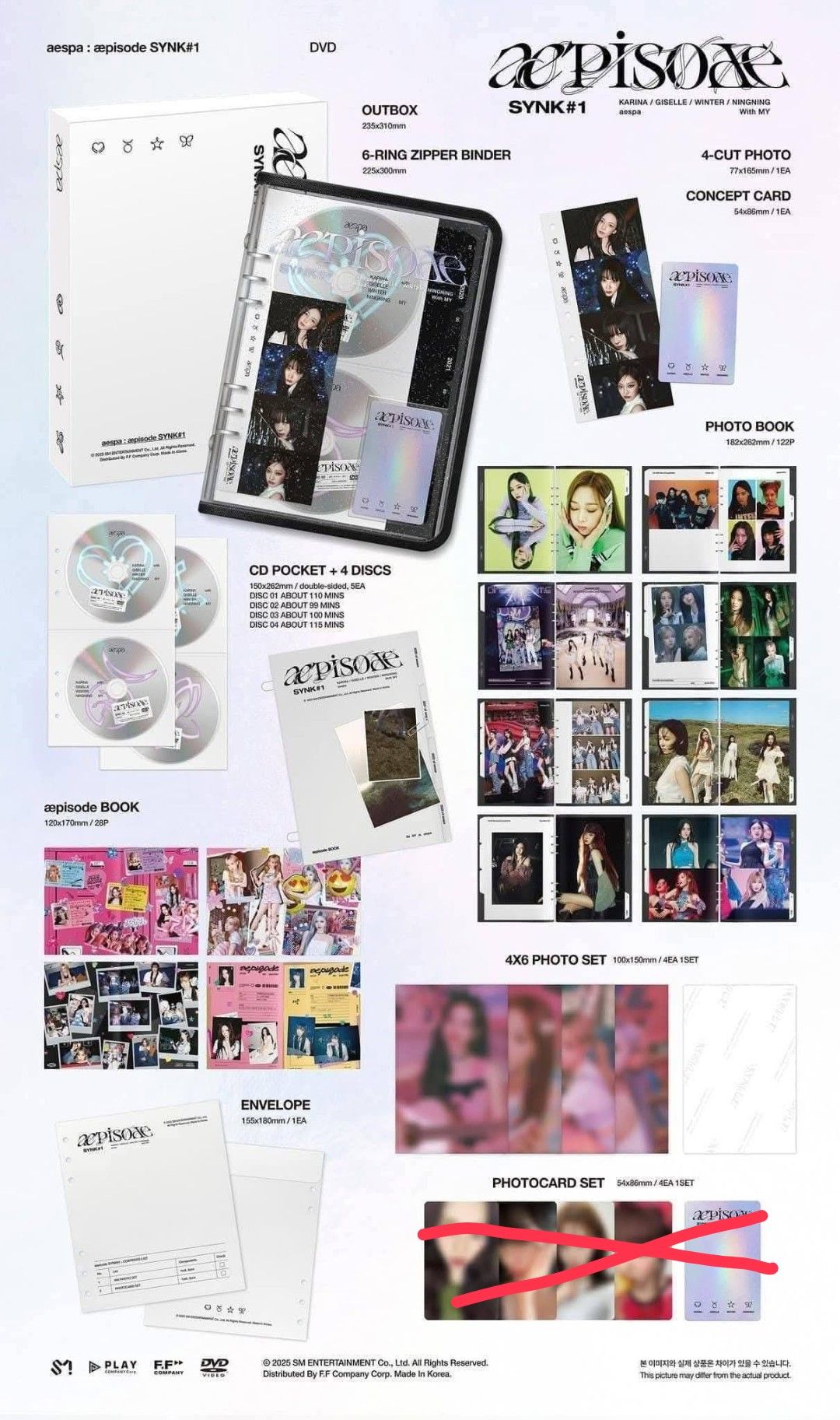 aespa回憶錄DVD寫真（含特典）