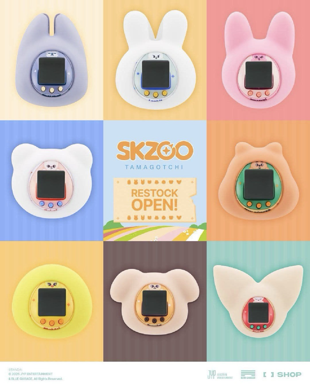 SKZOO 電子雞 辰 含一套卡