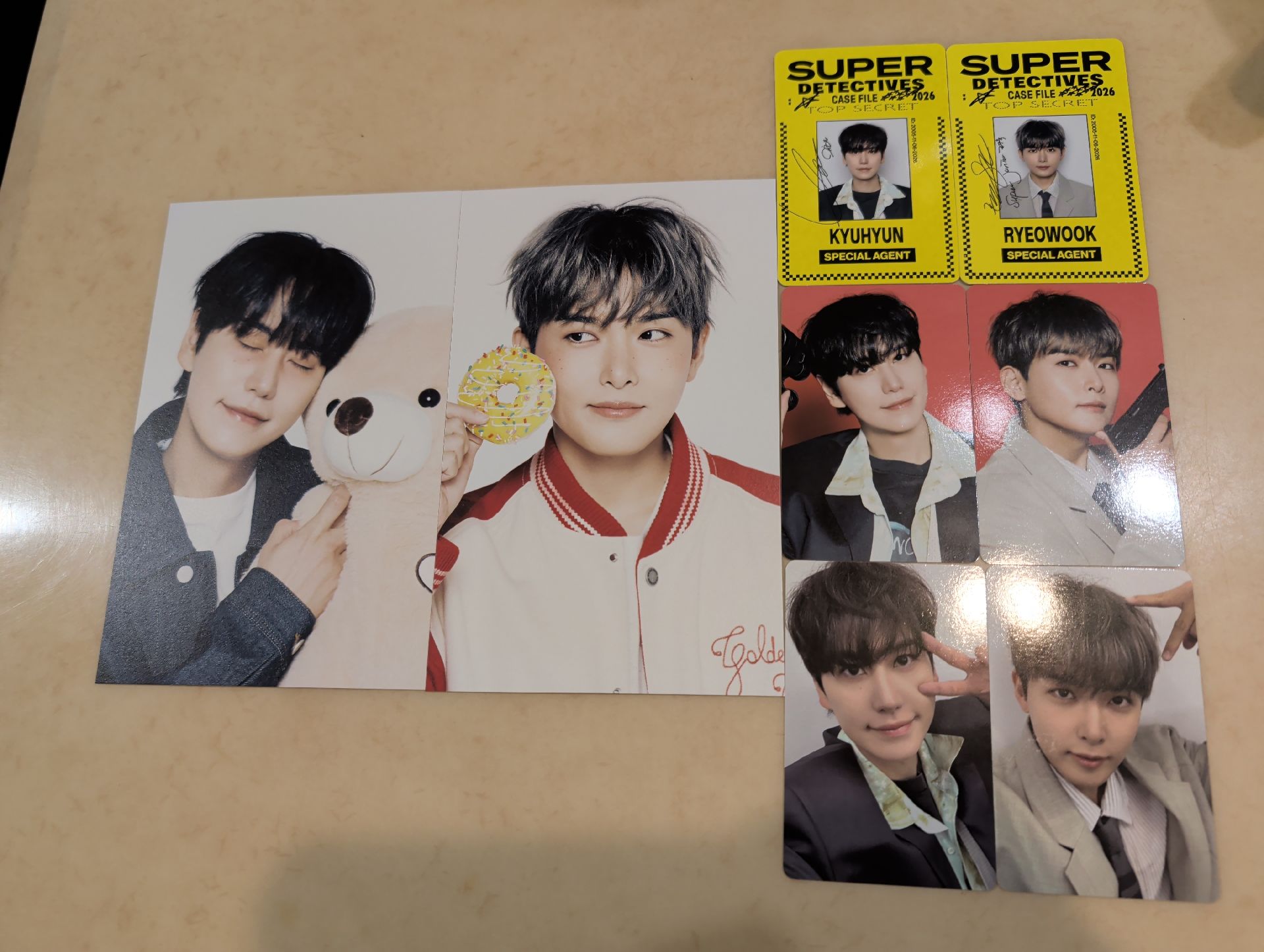 SUPER JUNIOR 2026 年曆拆售圭賢+厲旭