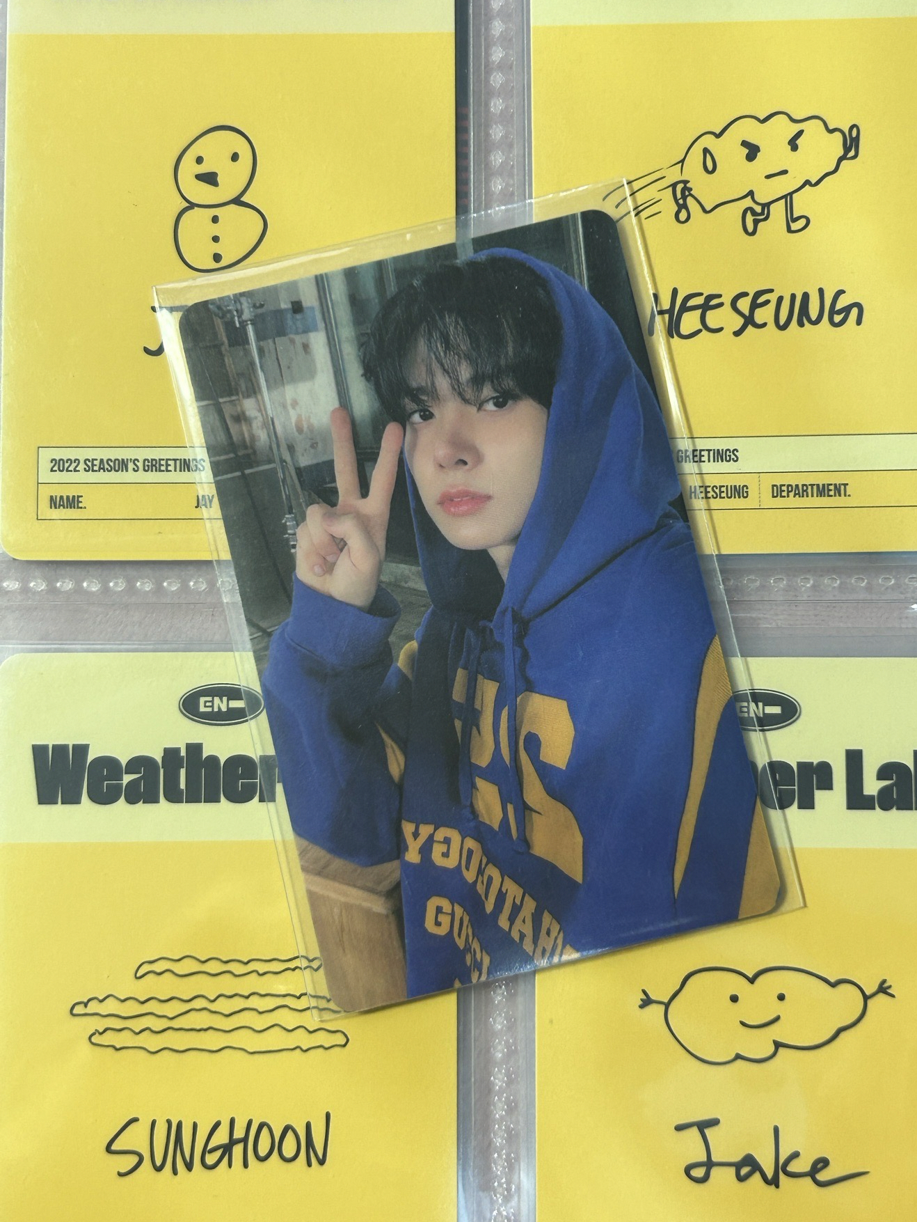 正規一幸運卡 藍衣比耶羲