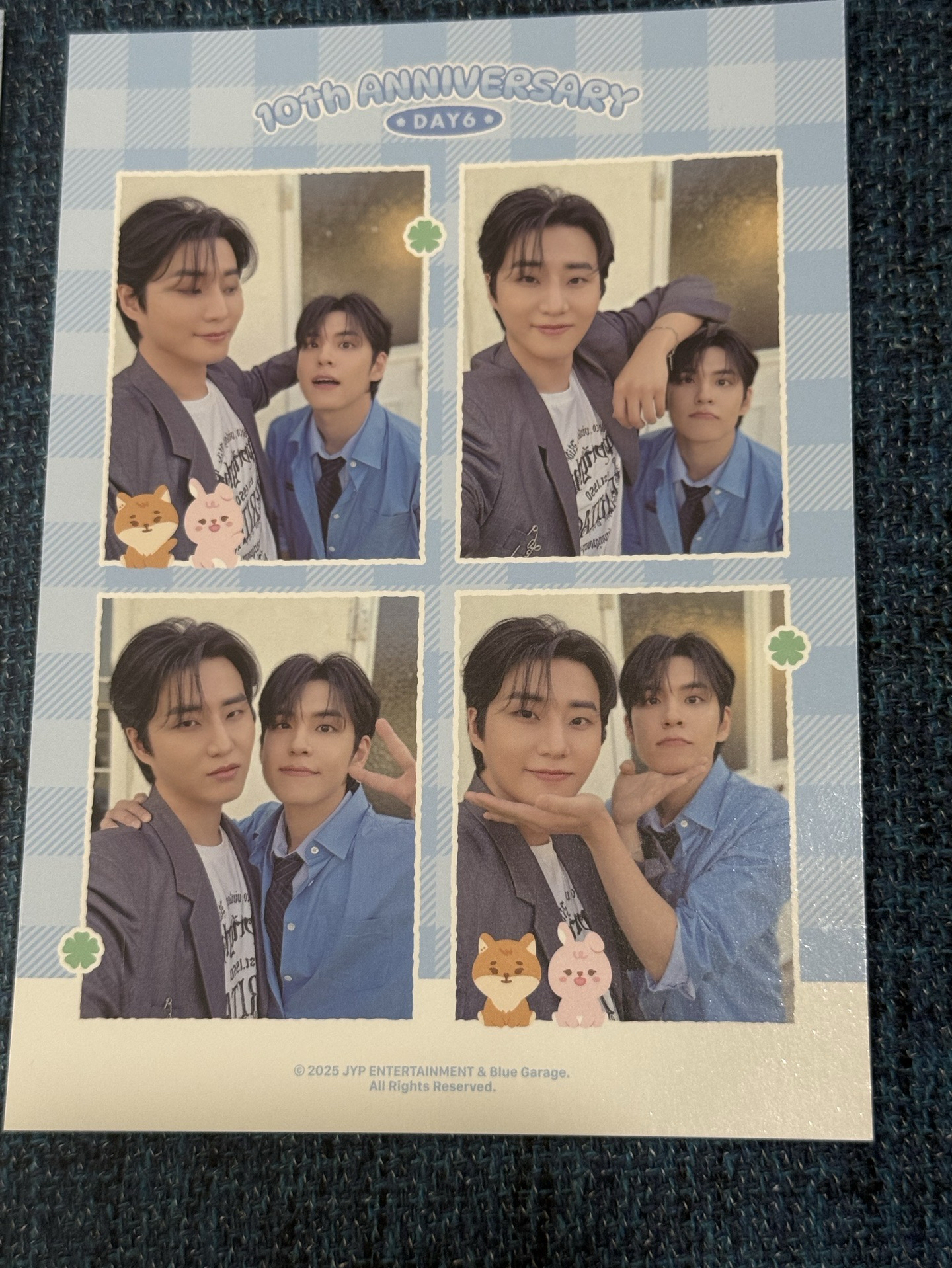 DAY6 墊子 含四格卡 The Decade