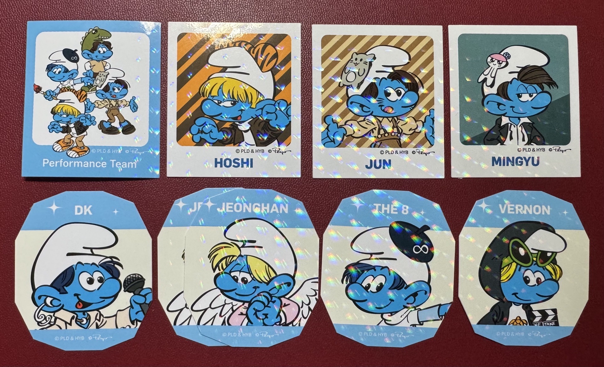 7-11 藍色小精靈貼紙