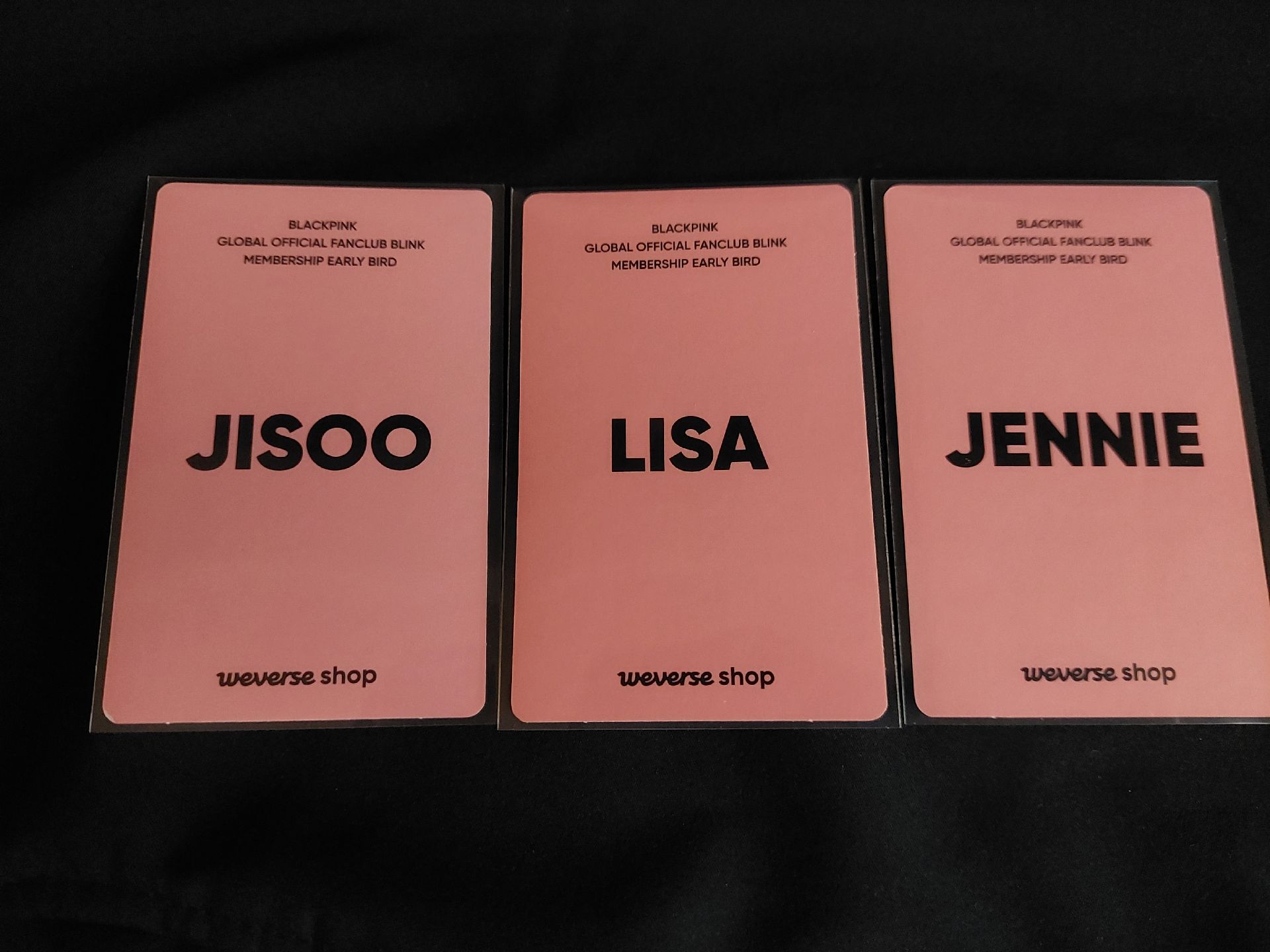 BLACKPINK 韓區早鳥會員禮