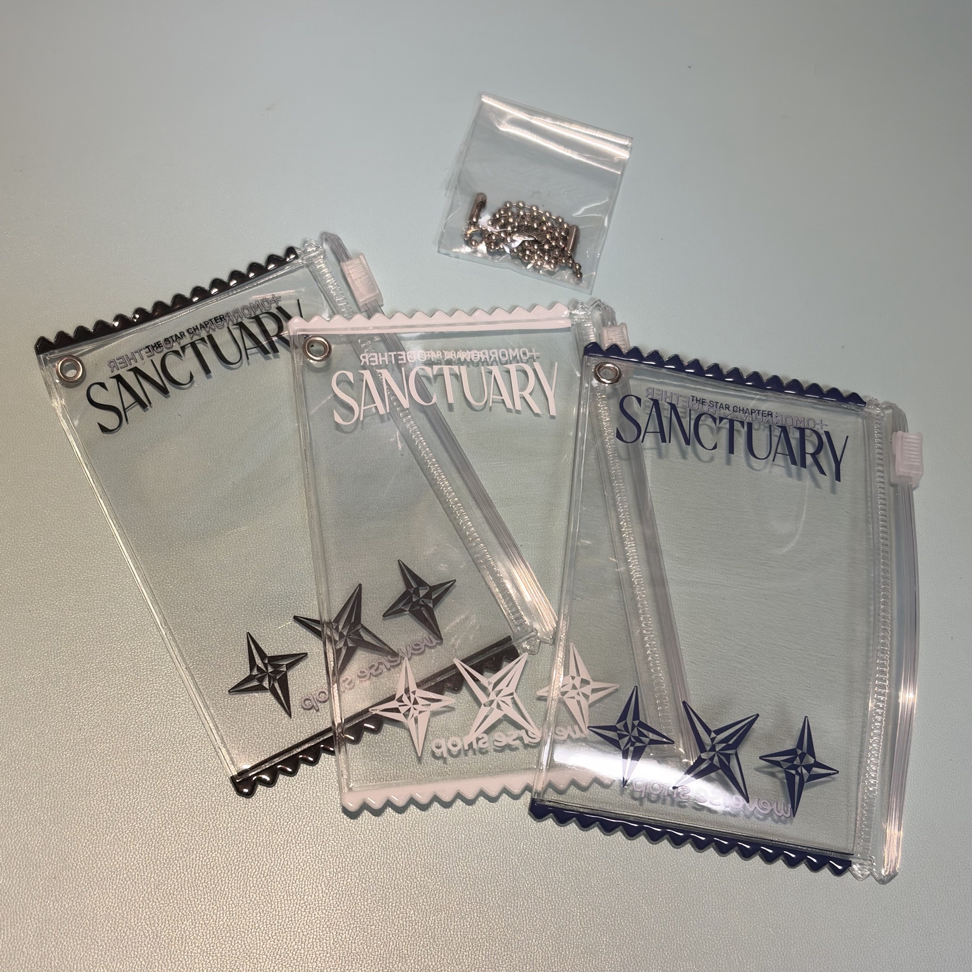 TXT迷七小卡、特典卡套