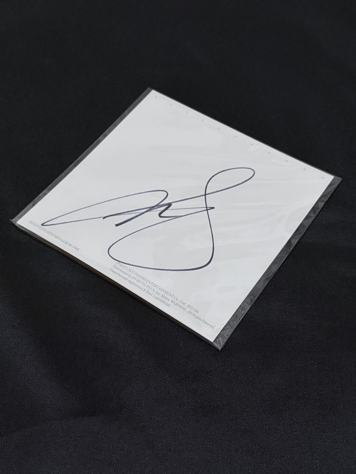 seventeen the8 徐明浩 mini10 美國親簽