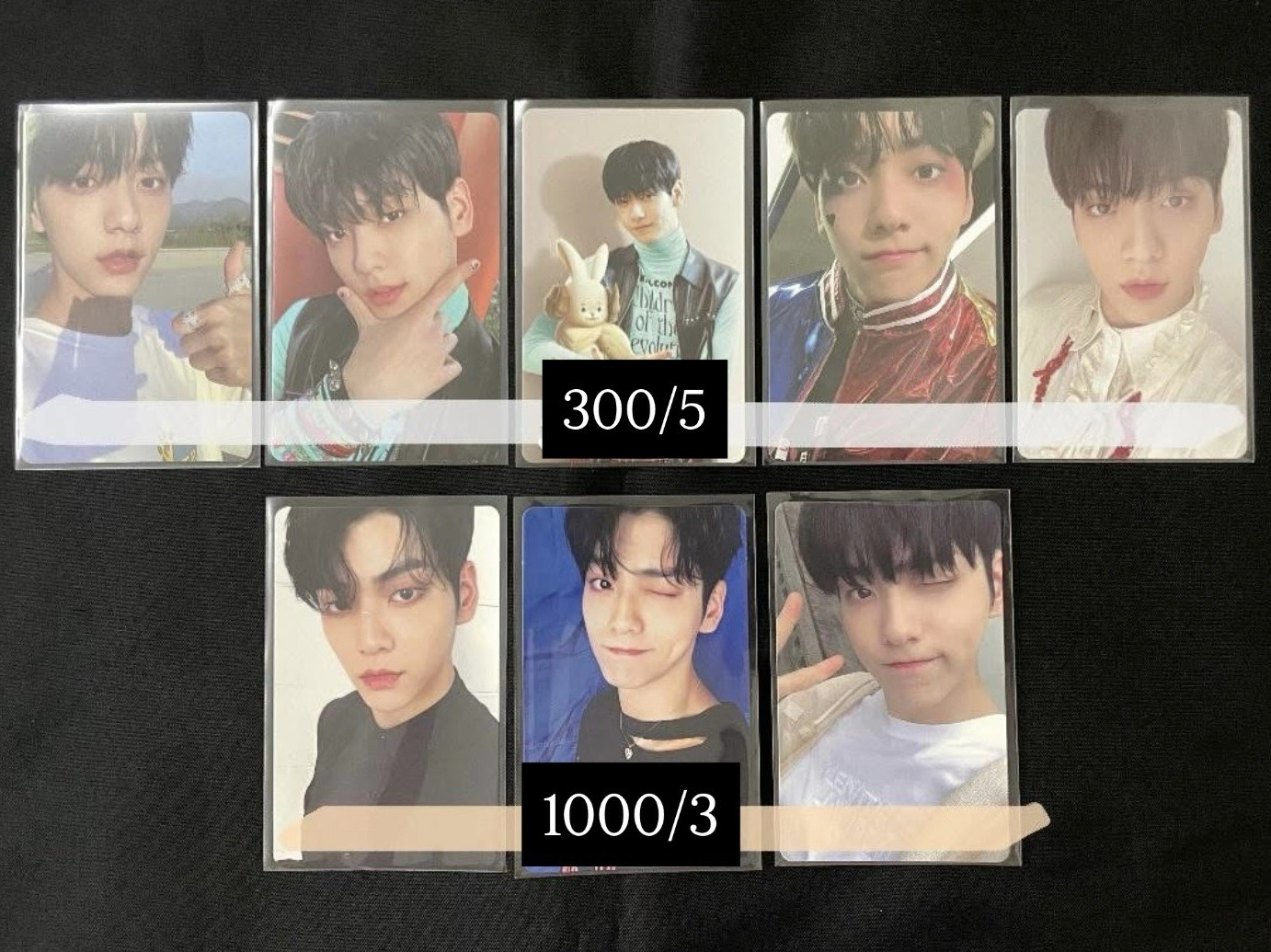 TXT 秀彬 專卡 一橫排不拆售