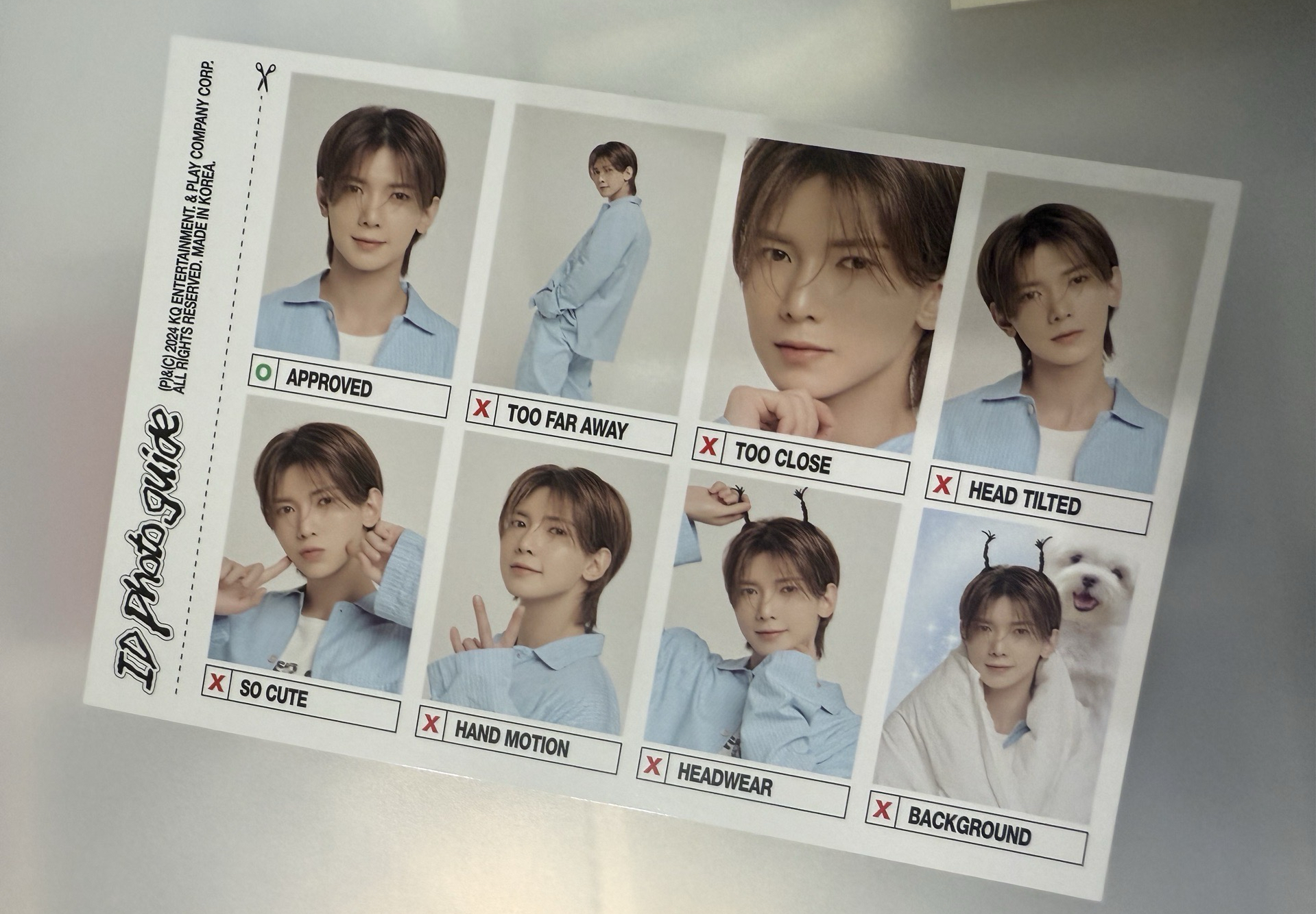 [ATEEZ] 呂尚 2025年曆 明信片 證件照