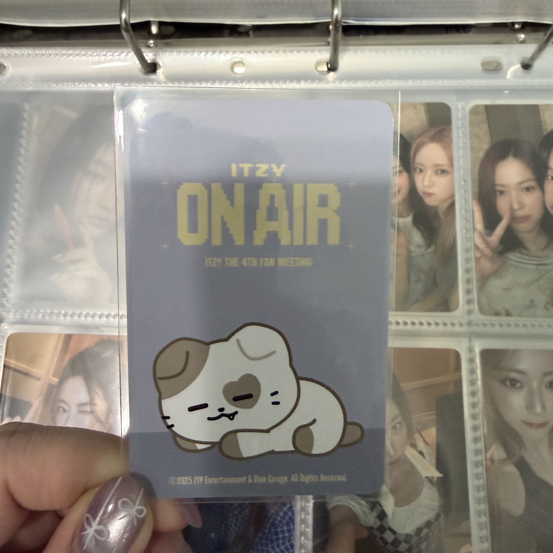 ITZY 三期飯咪 睡衣卡 禮志 twinzy卡背