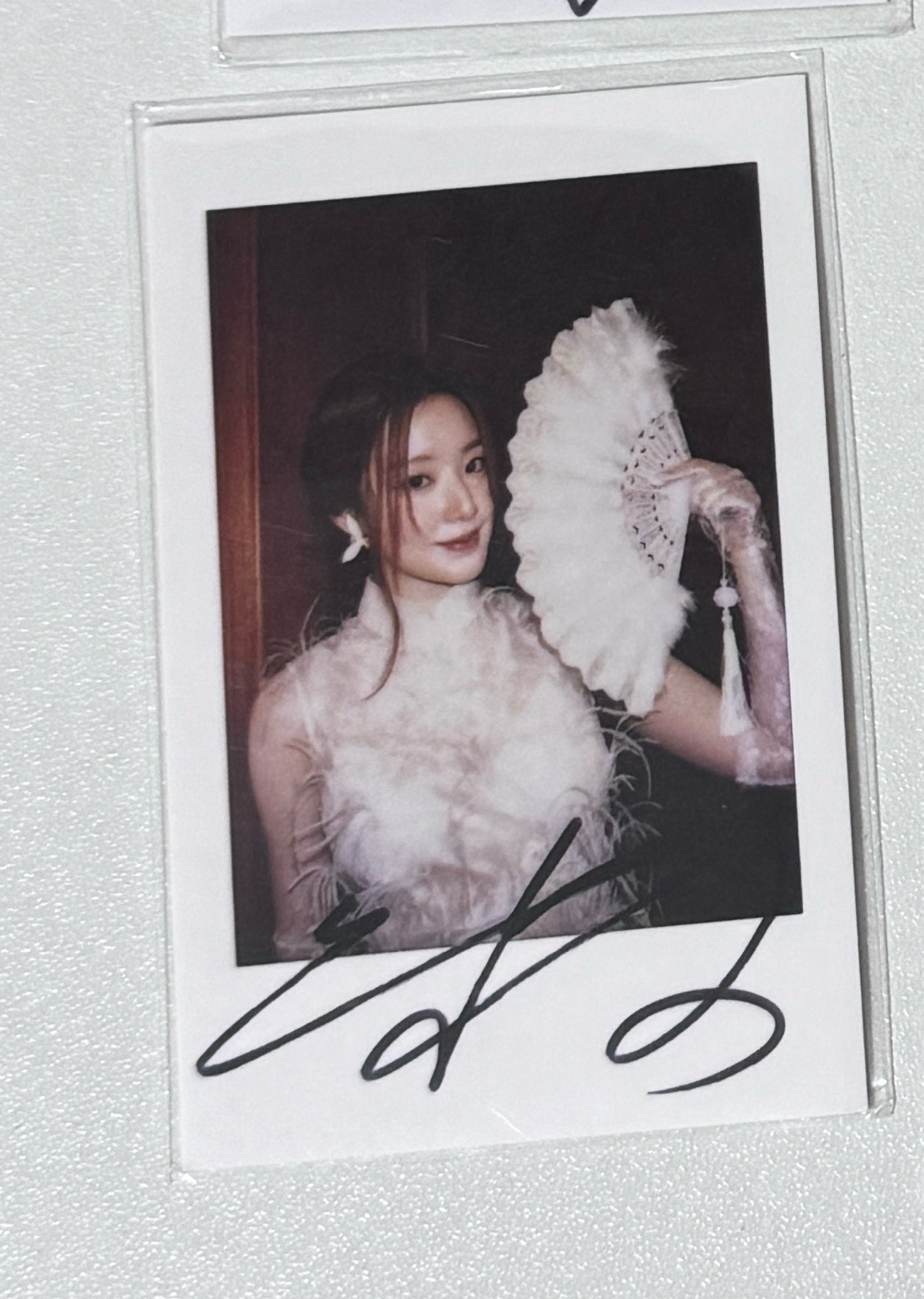 舒華拿扇拍立得