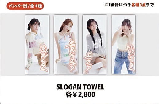日巡場週 燕毛巾SLOGAN TOWEL