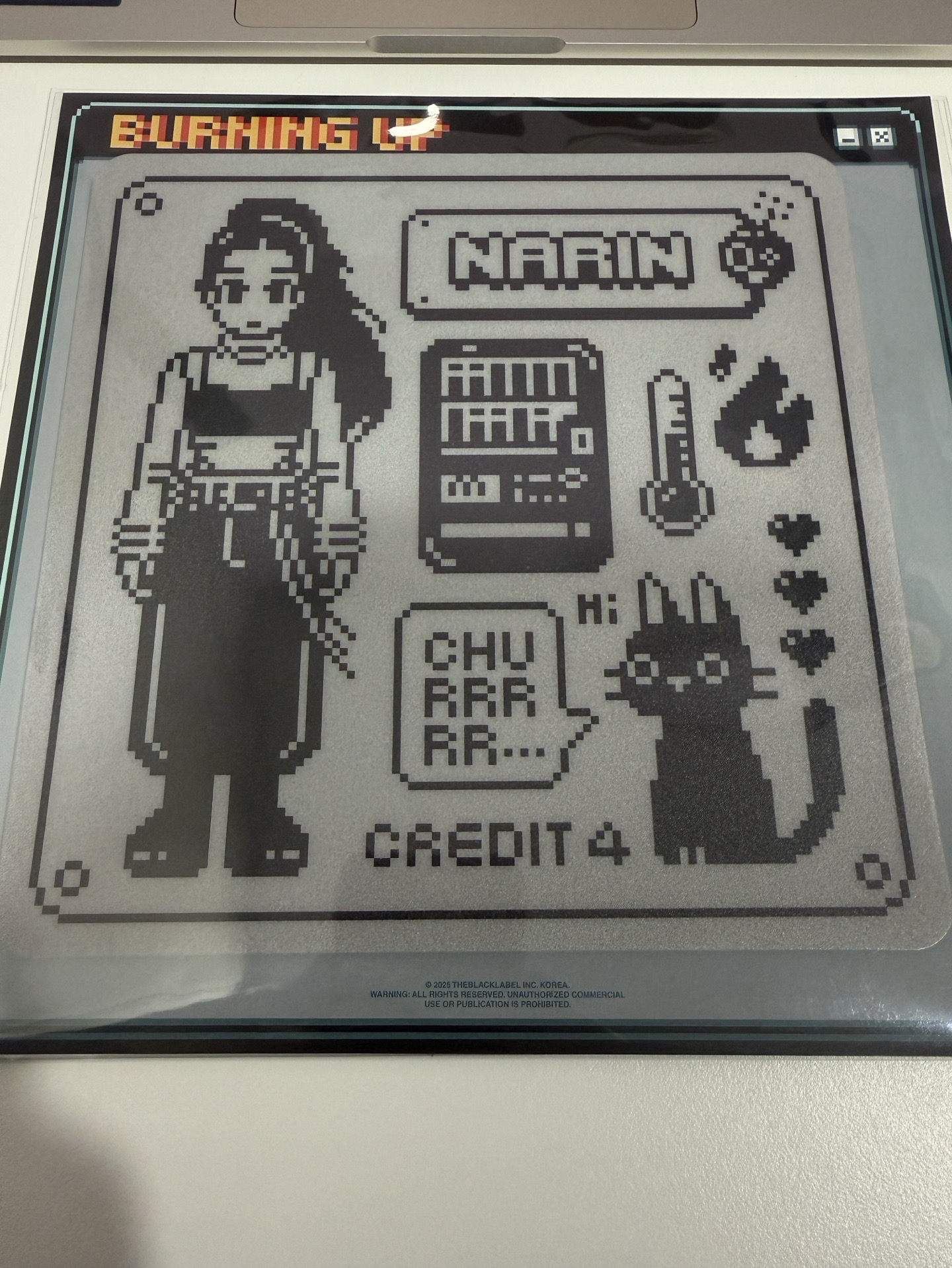 BURNING UP  NARIN滑鼠墊 未拆封