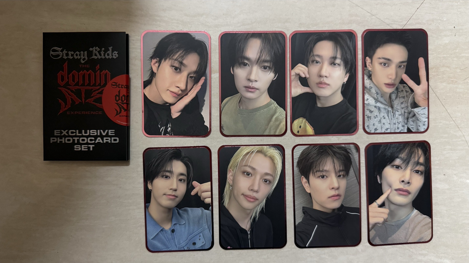 Stray kids 3rd 世巡 IMAX 8張小卡