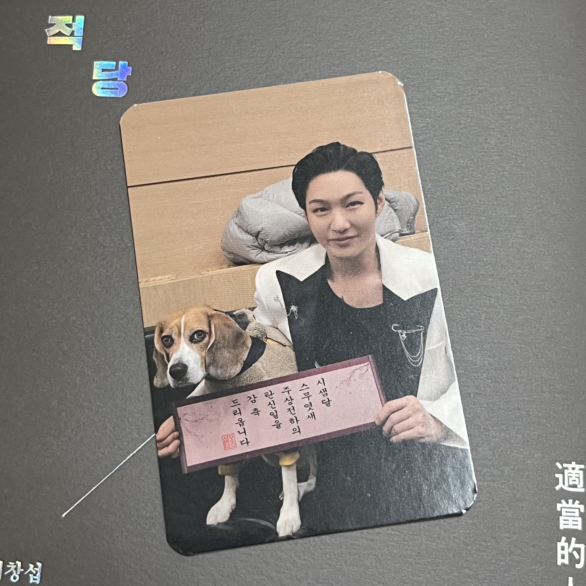 李昌燮 適當的人 台灣版 特典卡 