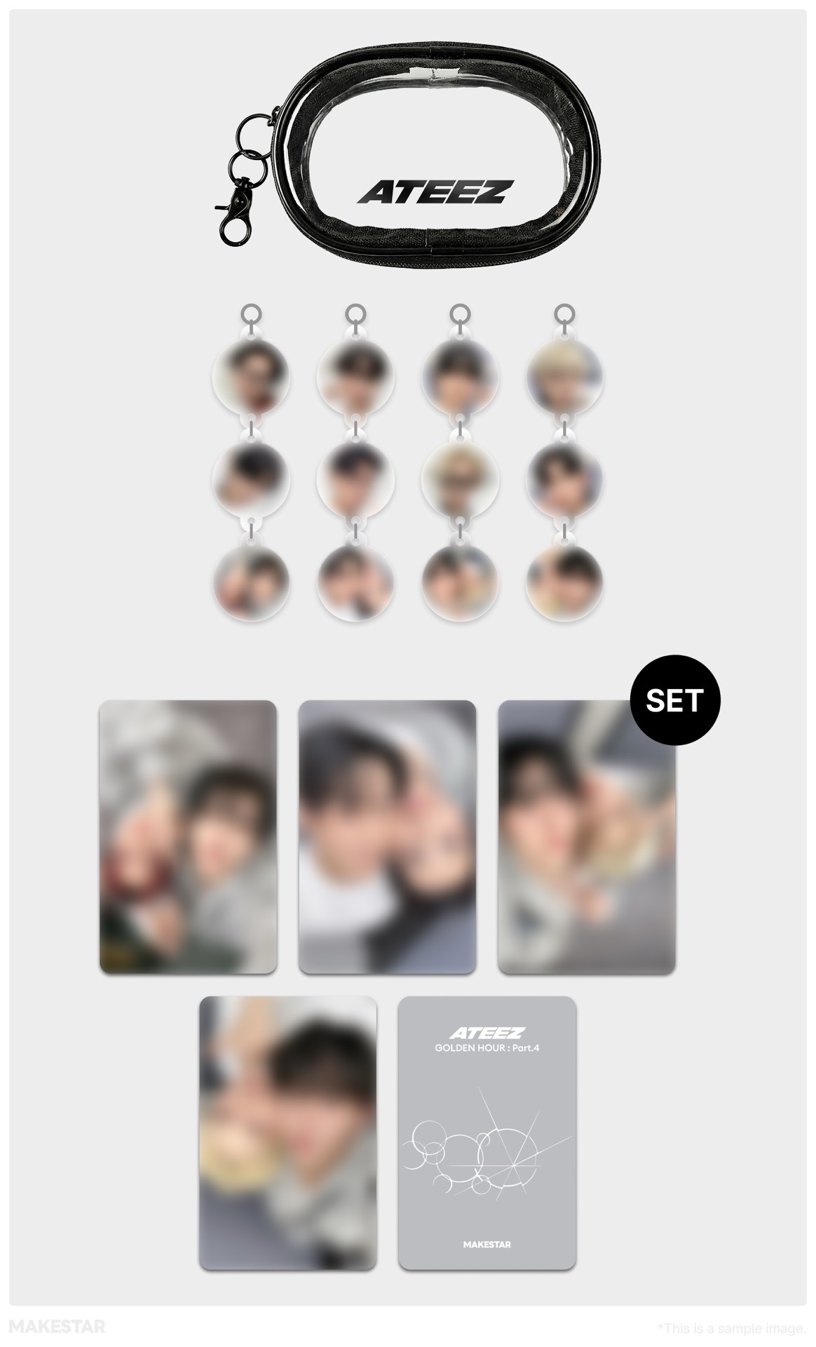 (非現要等）ATEEZ ms5.0 軟綿綿 大全套 雙人卡 包包 鑰匙圈