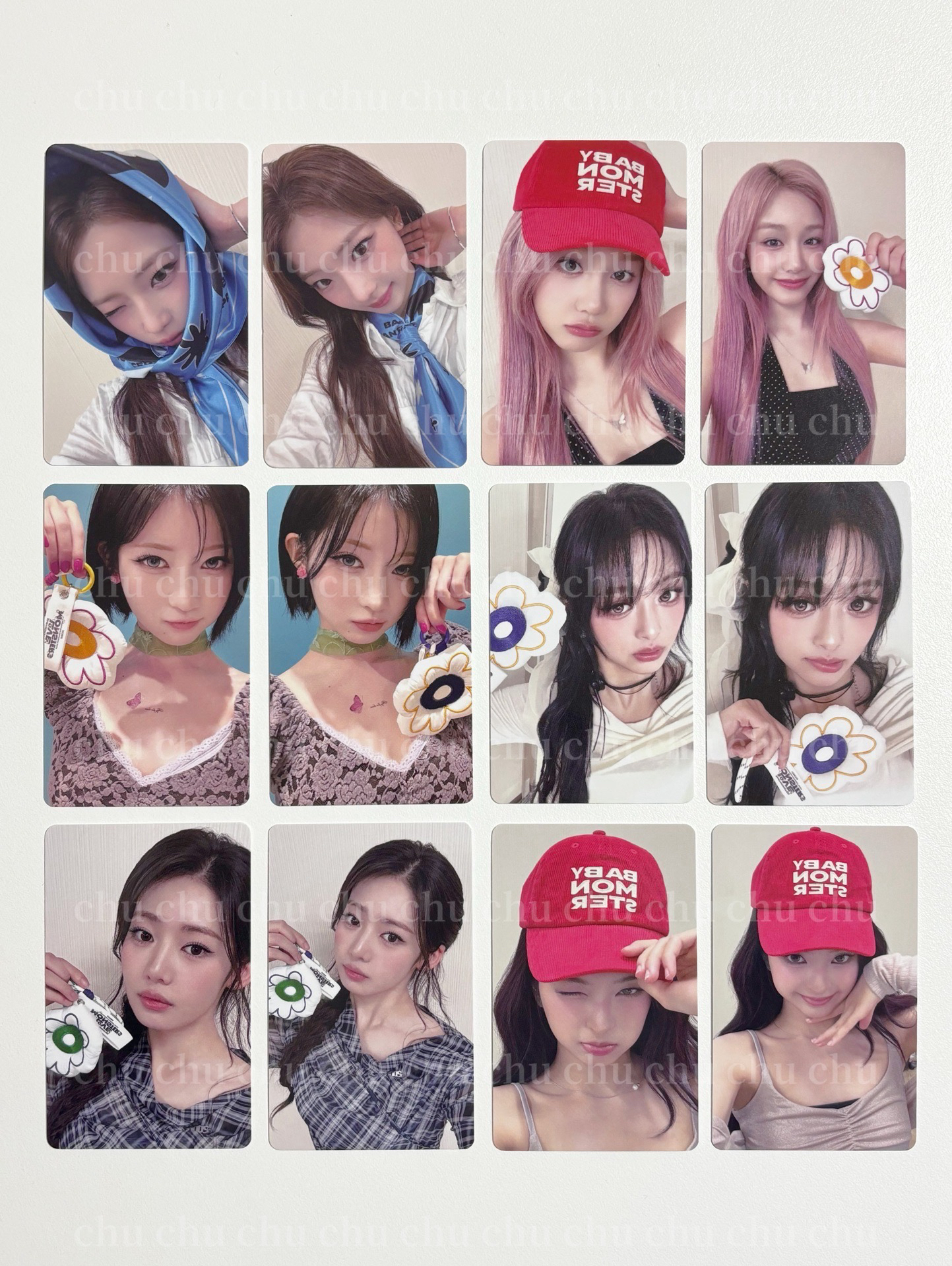 THANKS MONSTIEZ ｜日文手寫卡背