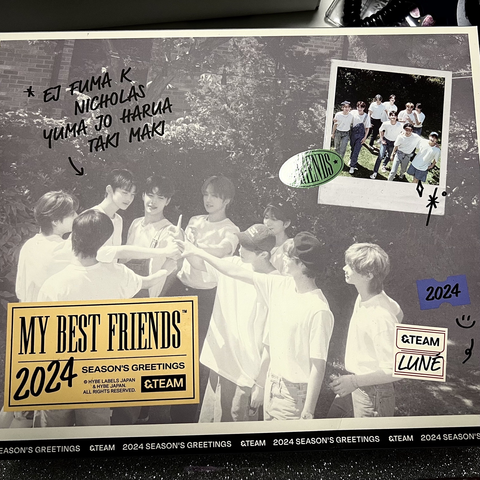 &TEAM 2024年曆 髮捲愛