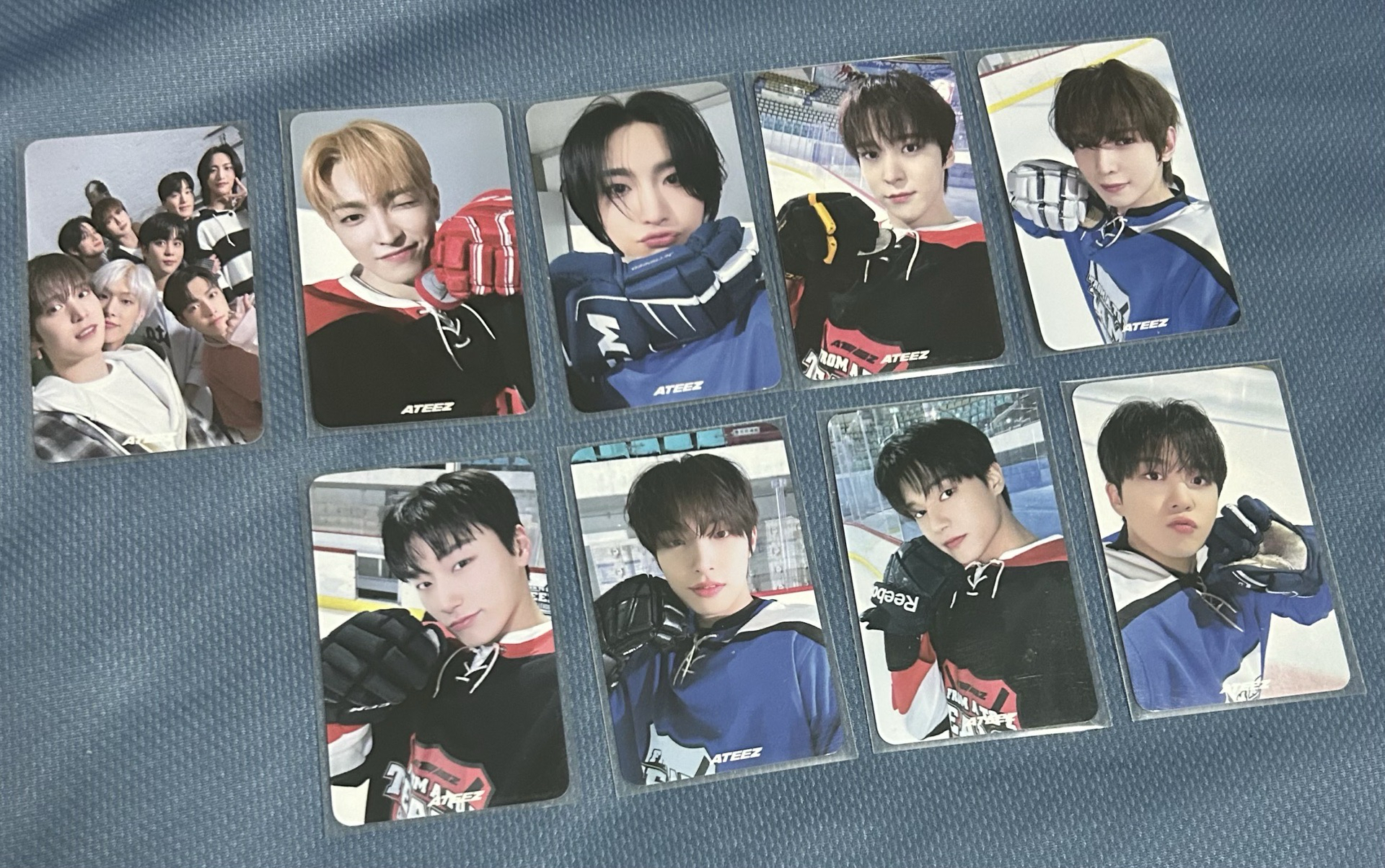 ATEEZ 飯咪雙面入場卡 一套九張不拆