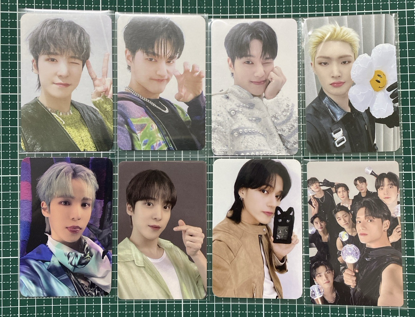 ATEEZ aniteez卡包卡 粽卡 吐舌 潤浩 旼琦 友榮 特典卡