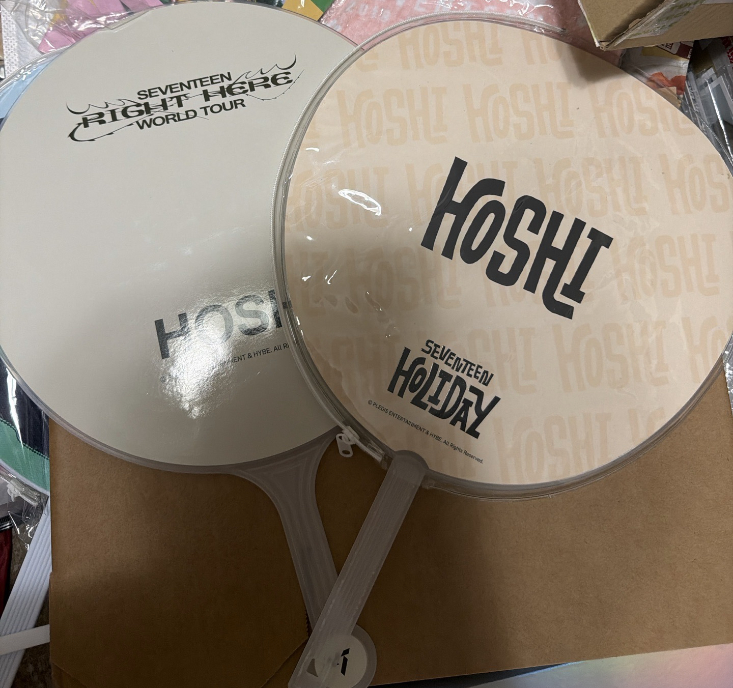 （現貨 兩支不拆出）seventeen hoshi 扇子