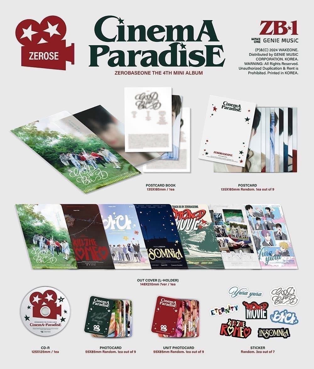 ZB1 便宜出清 迷四 zerose版 未拆專 七張一套 也可單購