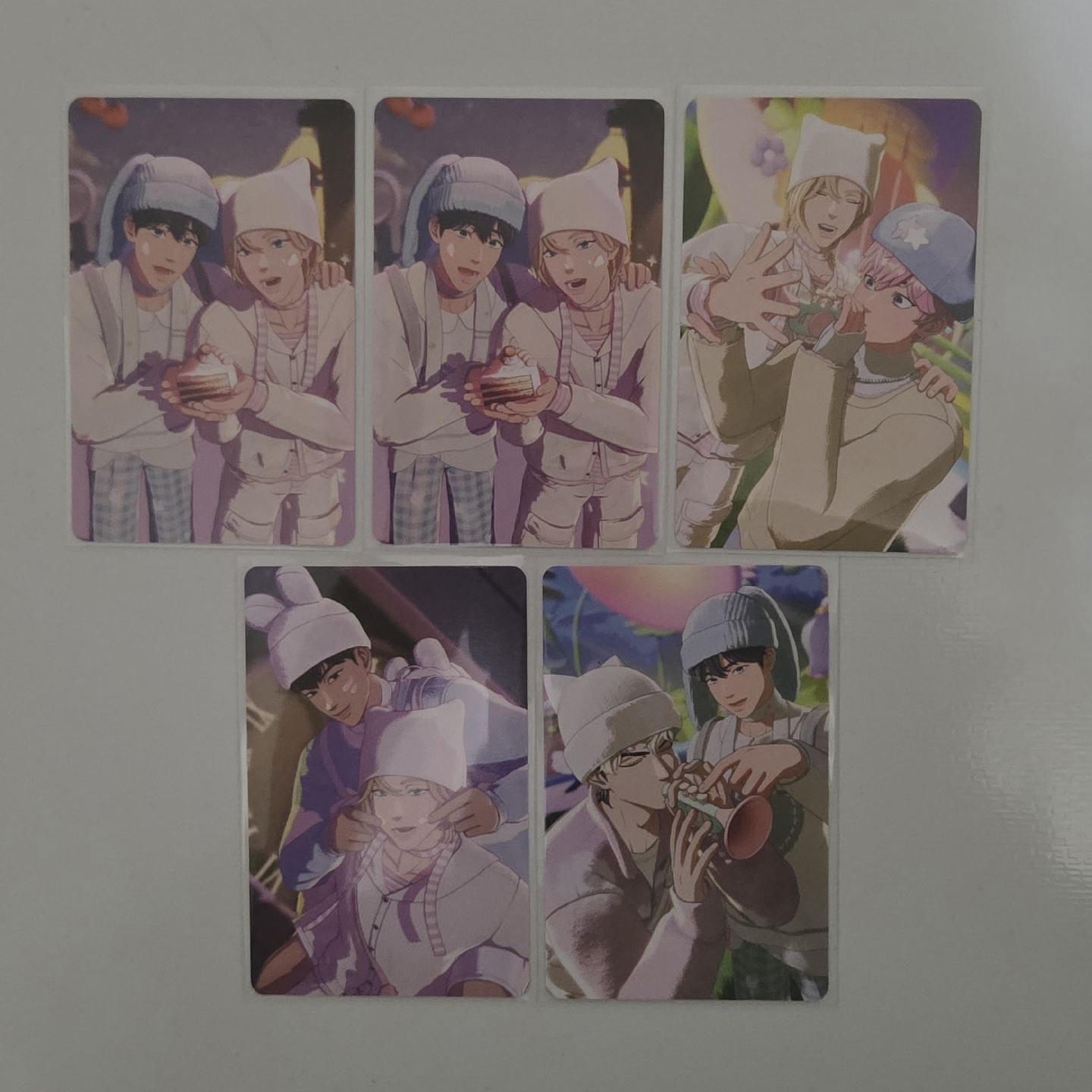 ❤️💙雙人卡（有小黑點