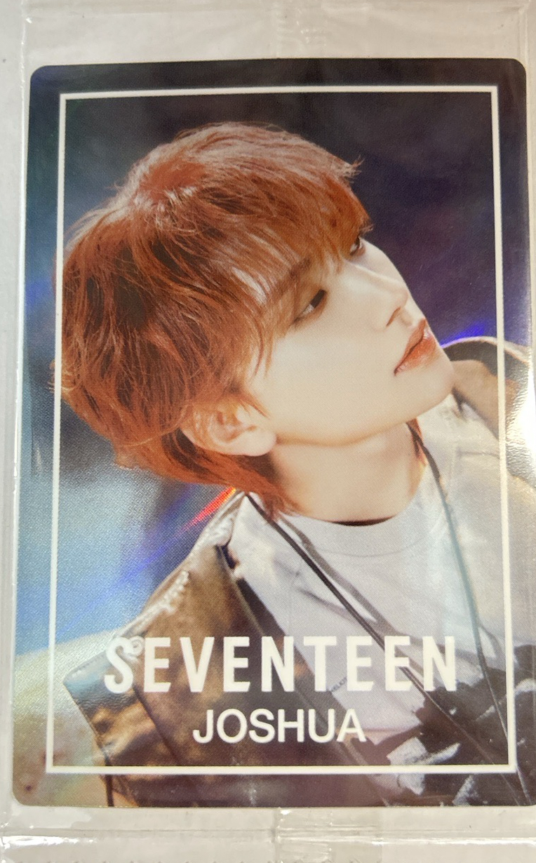 SEVENTEEN JOSHUA洪知秀萬代威化餅乾卡