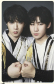 張真源、劉耀文小卡