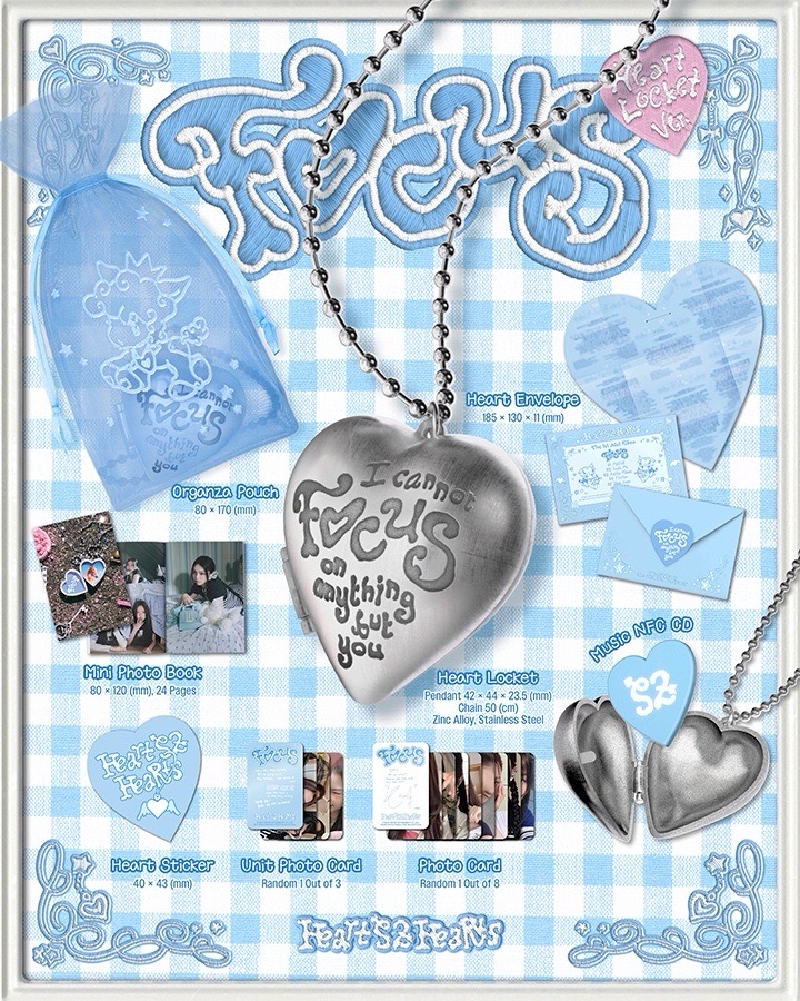【🌟預購】Hearts2Hearts 迷一 Focus 電子專 Heart Locket ver.