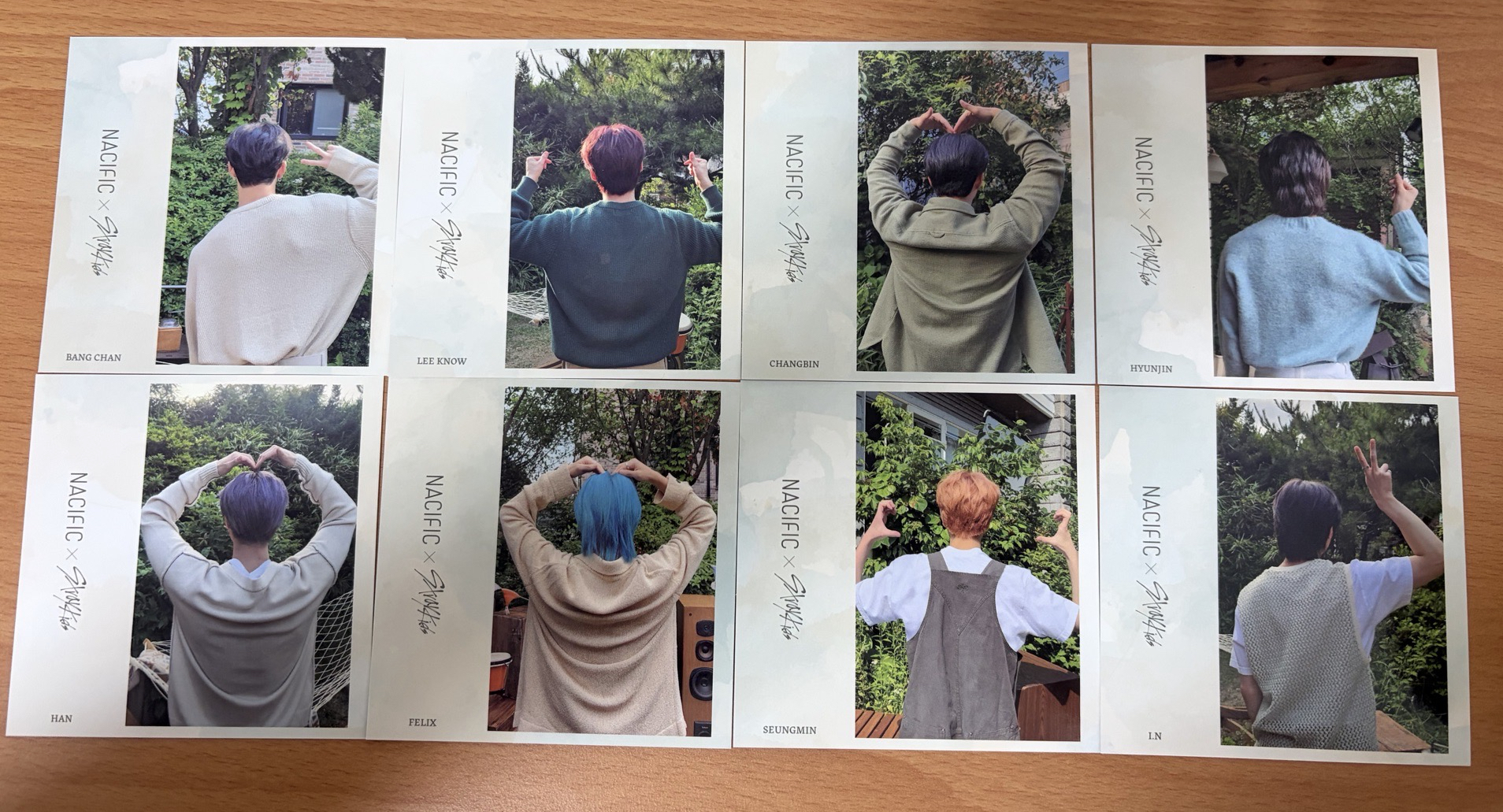 (一套8張/雙面）NACIFIC 21.0 B版 明信片 