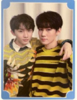 張真源、馬嘉祺小卡