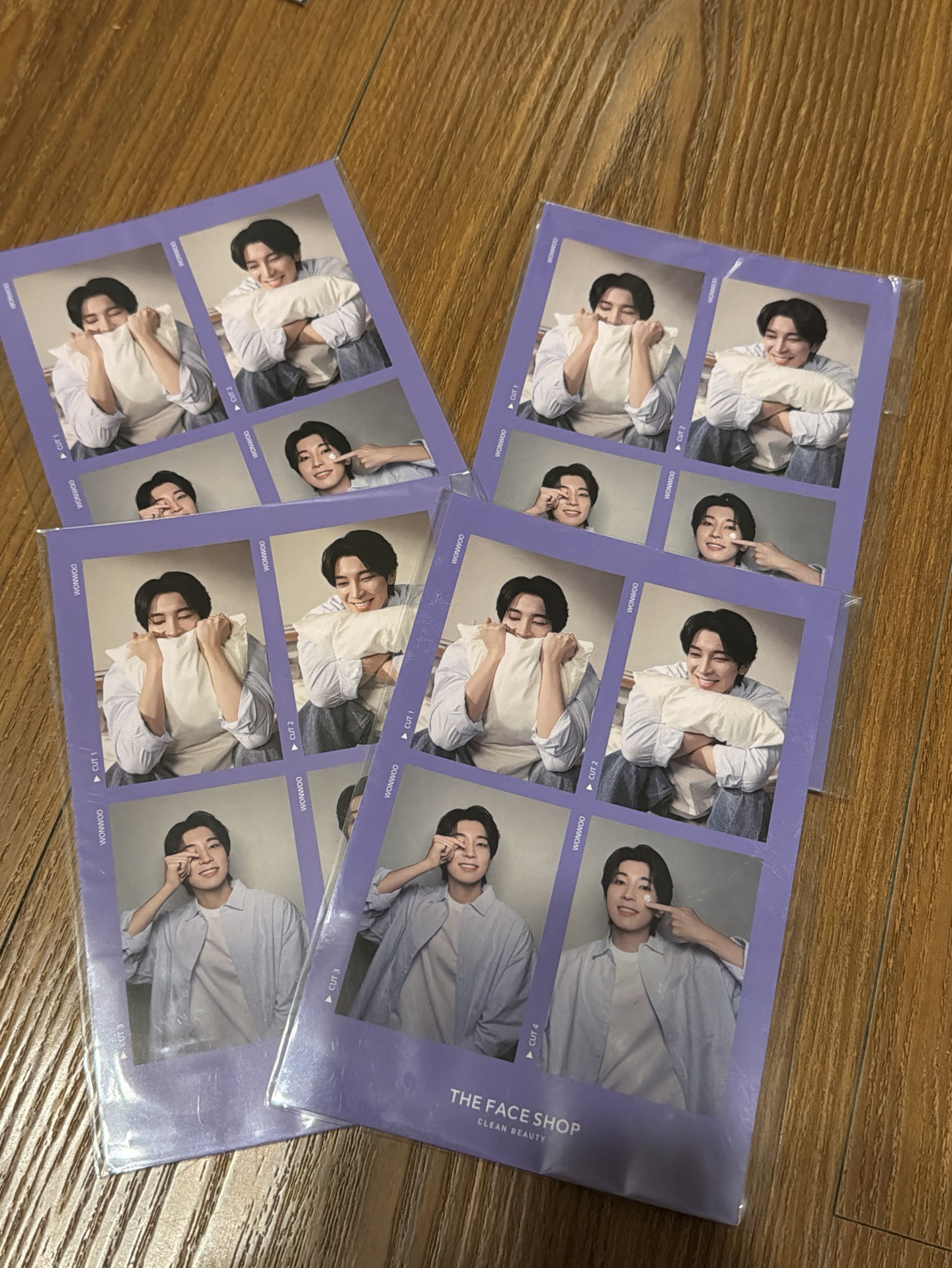 The face shop代言卡