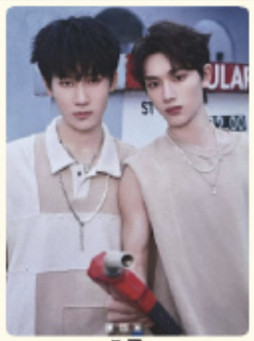 張真源、丁程鑫小卡