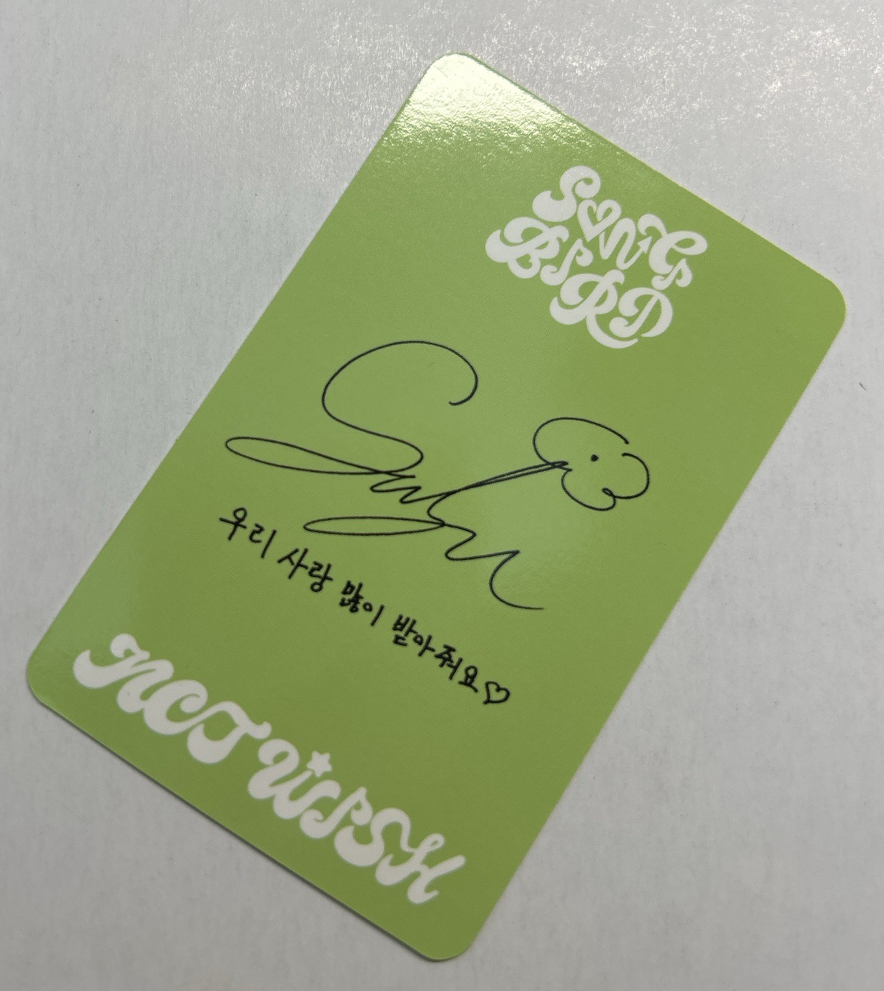 NCTWISH SAKUYA songbird專卡