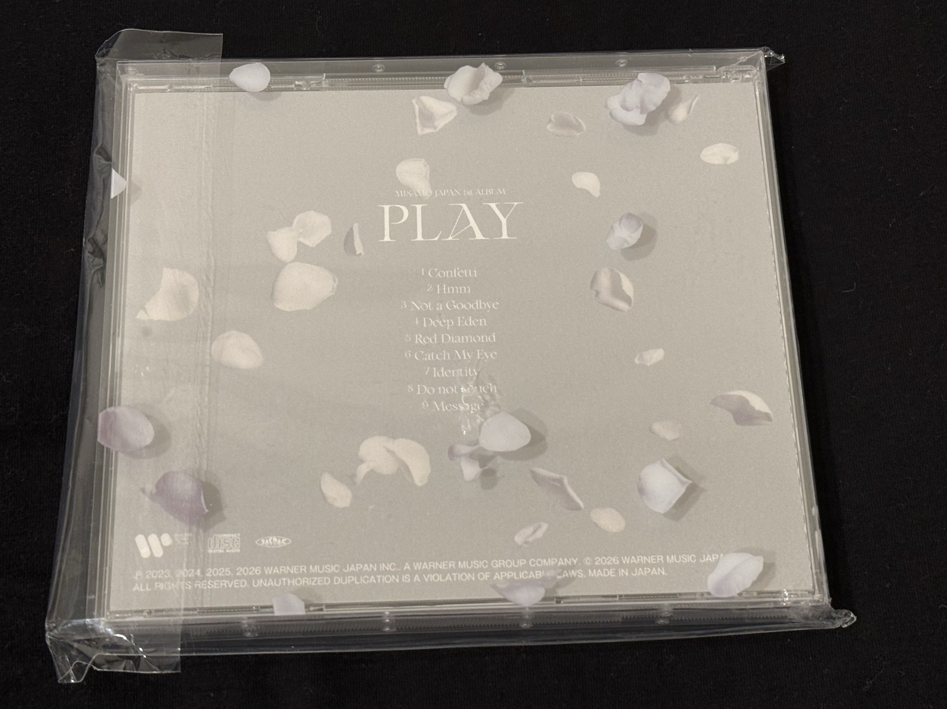 MISAMO PLAY初回B 已拆全專