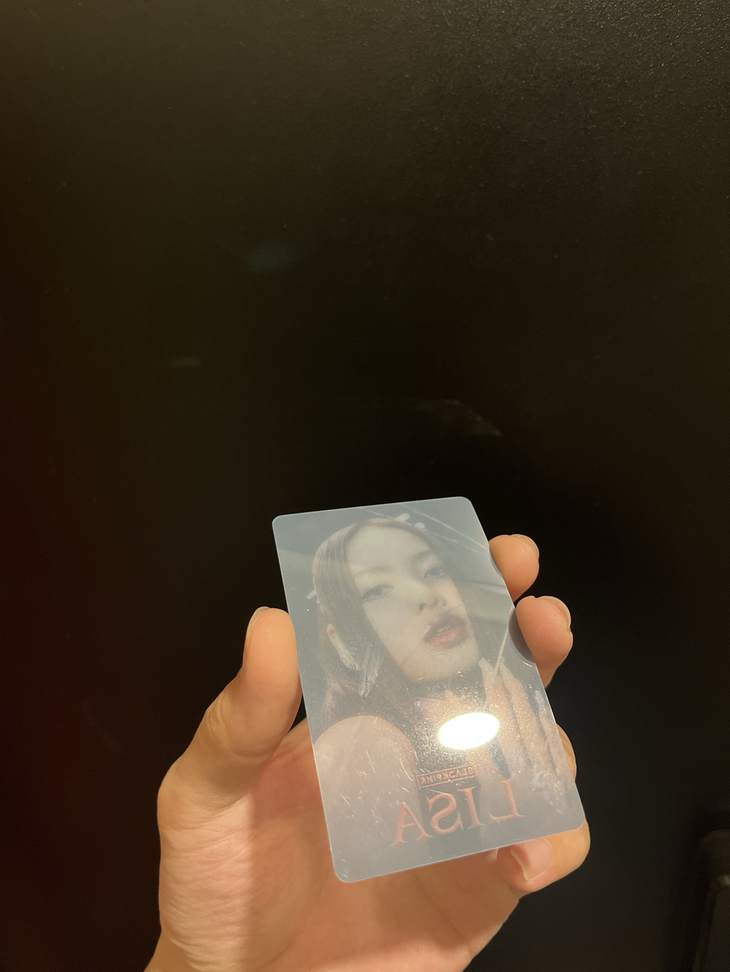 BLACKPINK-LISA通路特典卡