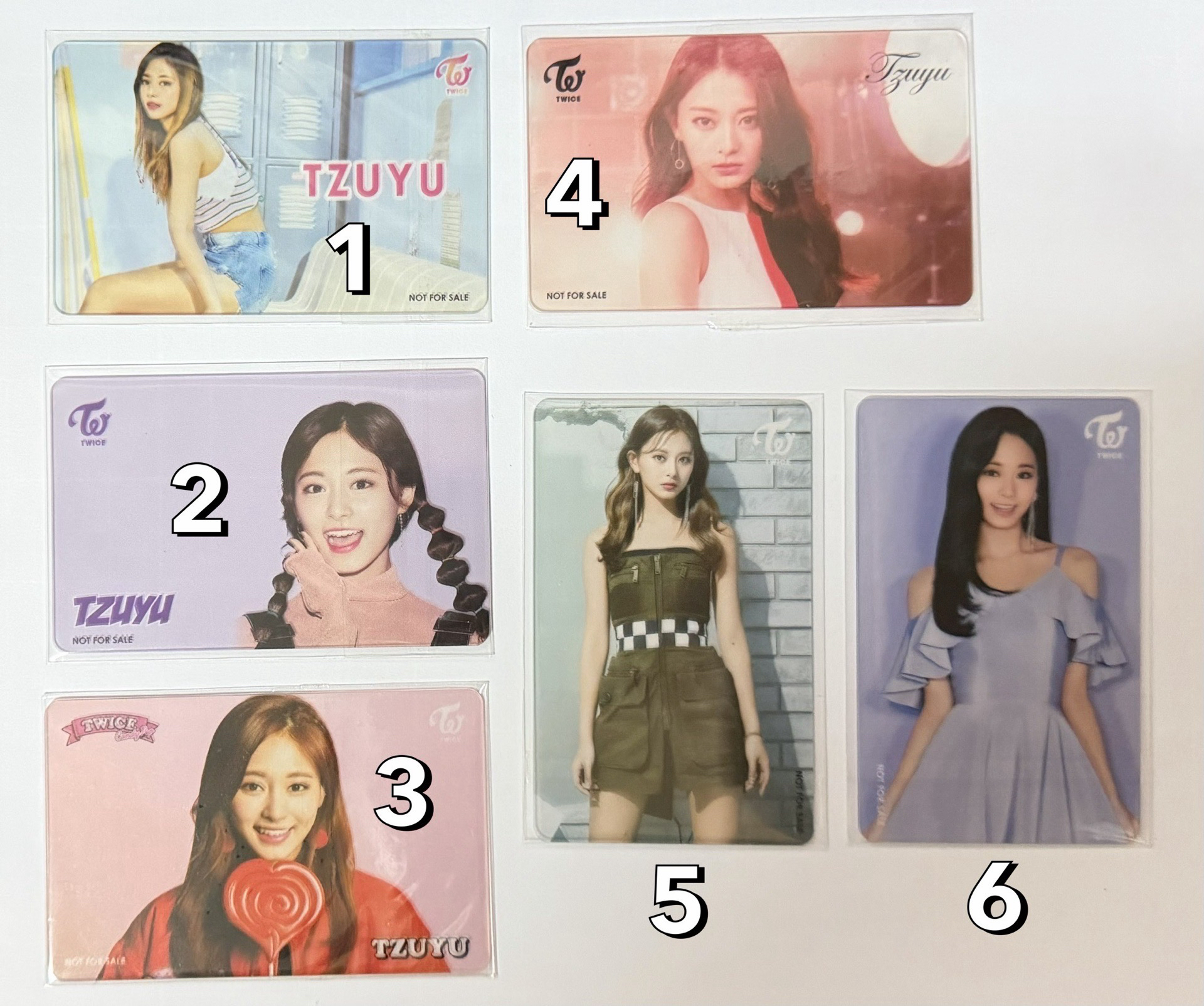 TWICE 日專 抽選透卡 子瑜