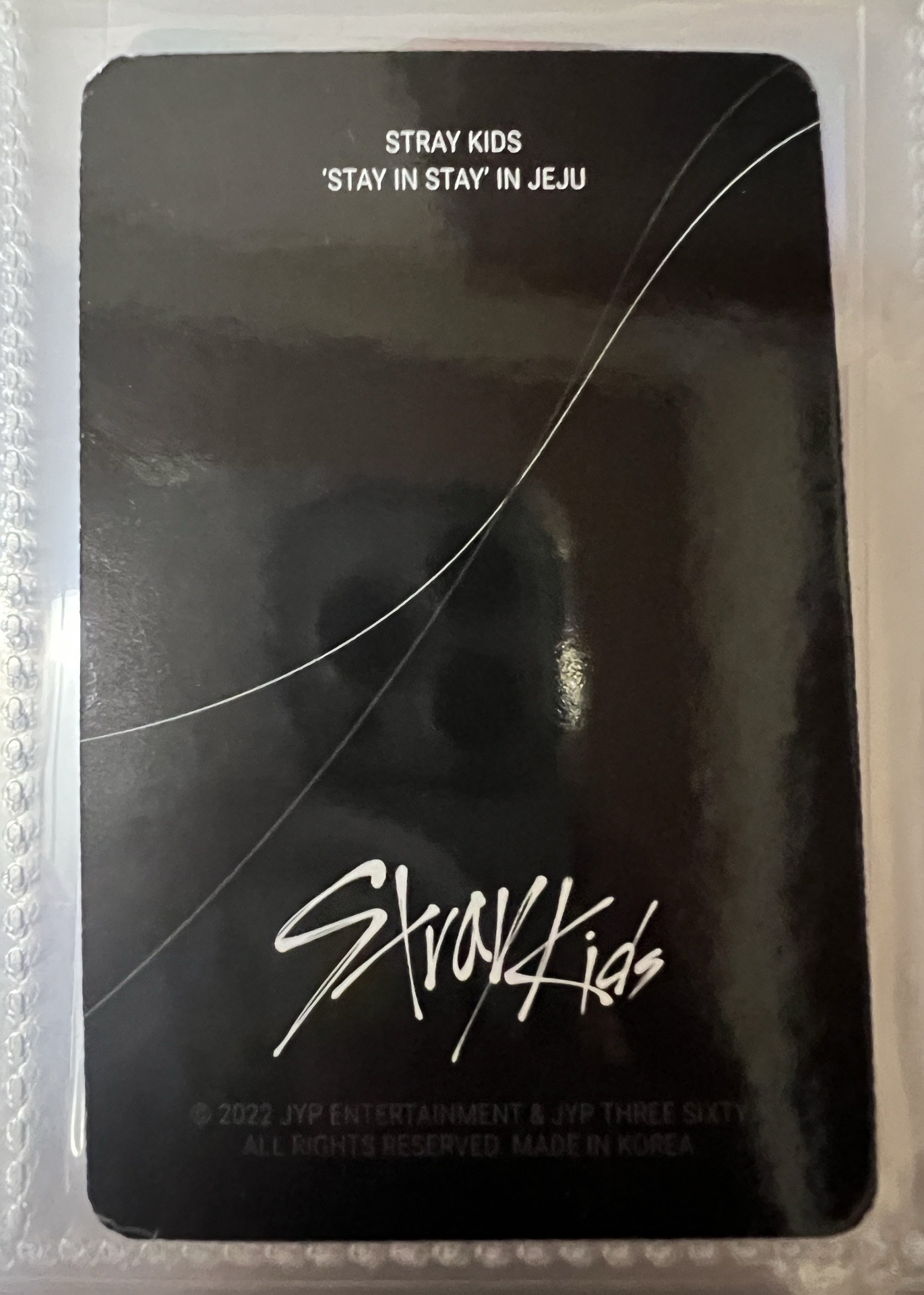 （卡背損）方燦 濟州Jeju快閃店 Stay in STAY jyp 特典卡 