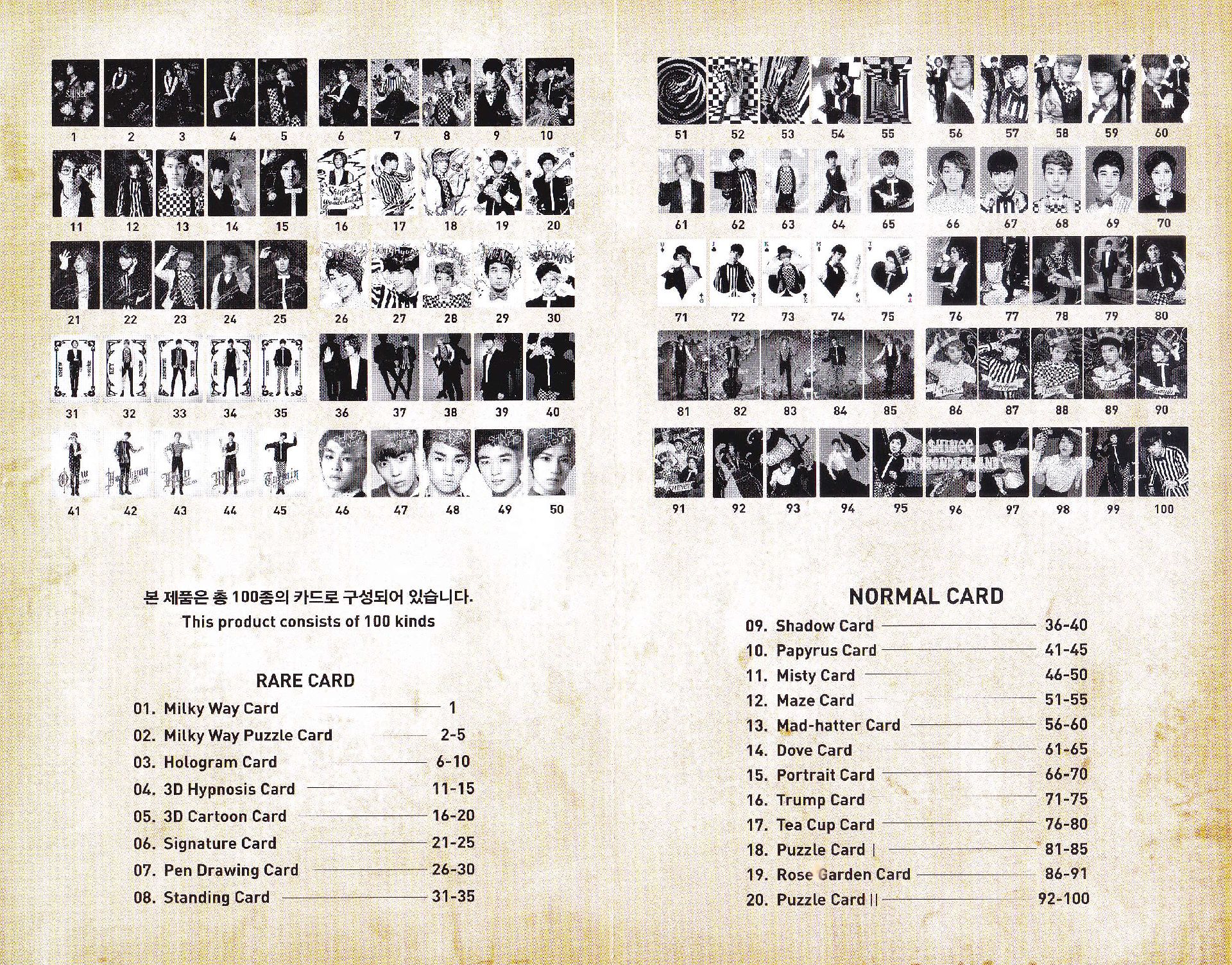 SHINee IN WONDERLAND STAR COLLECTION CARD NO.86 ONEW