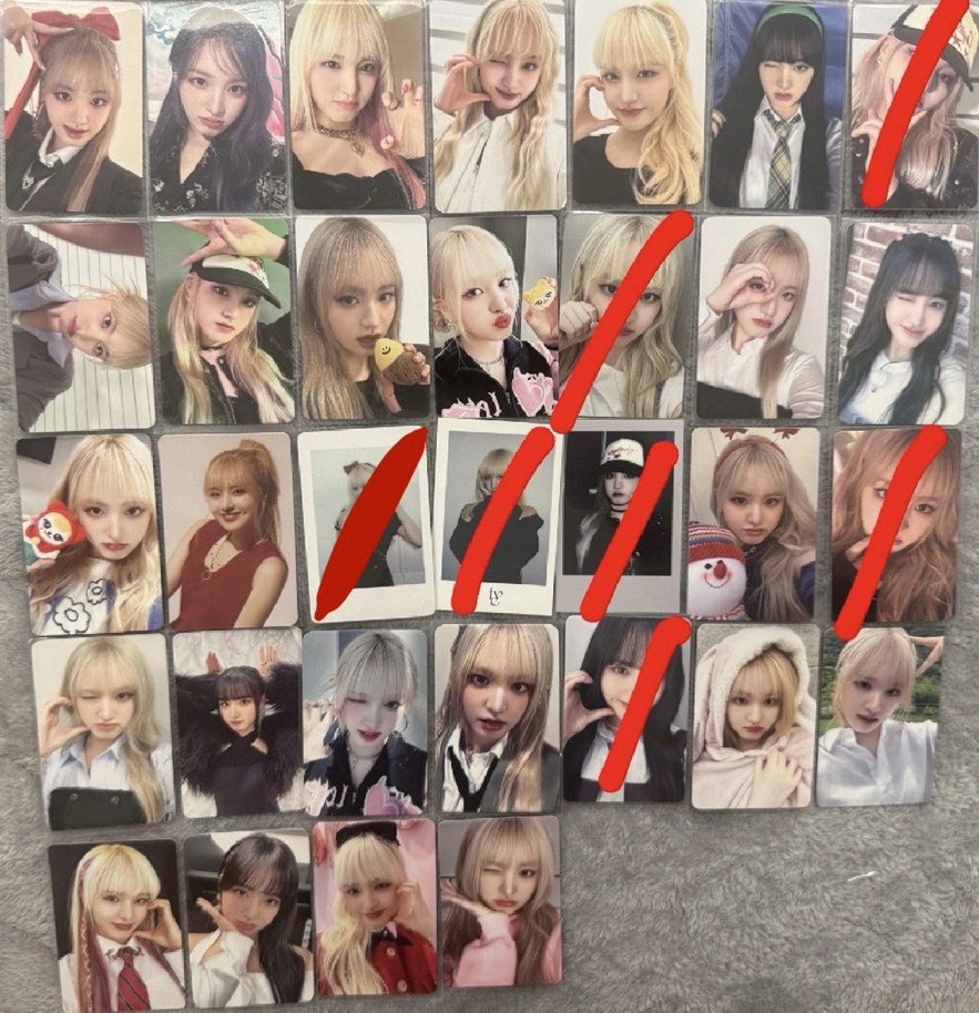 IVE Liz 早期特典卡 多收可刀 🔴=不當捆