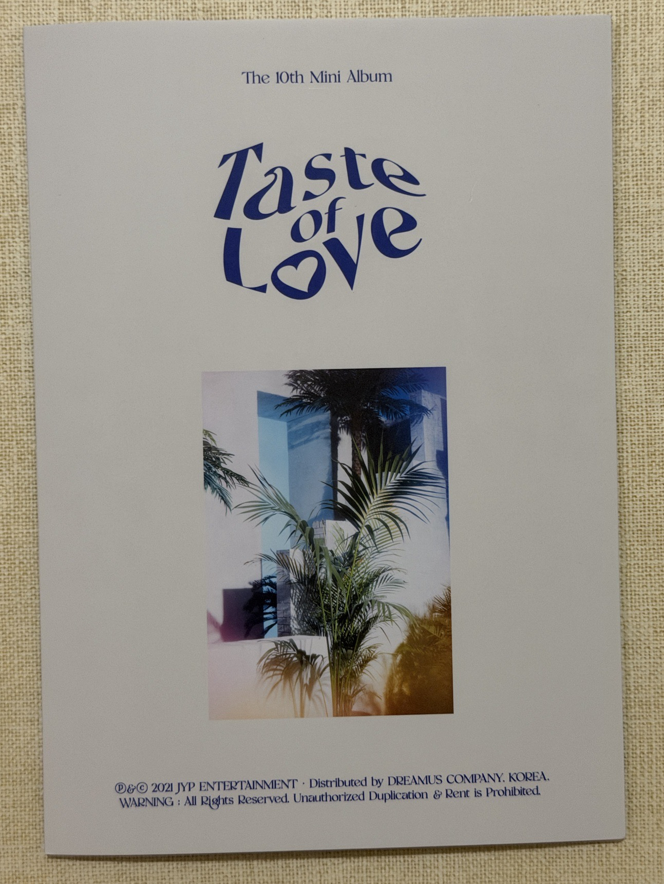 TWICE《Taste of love》明信片+變化卡