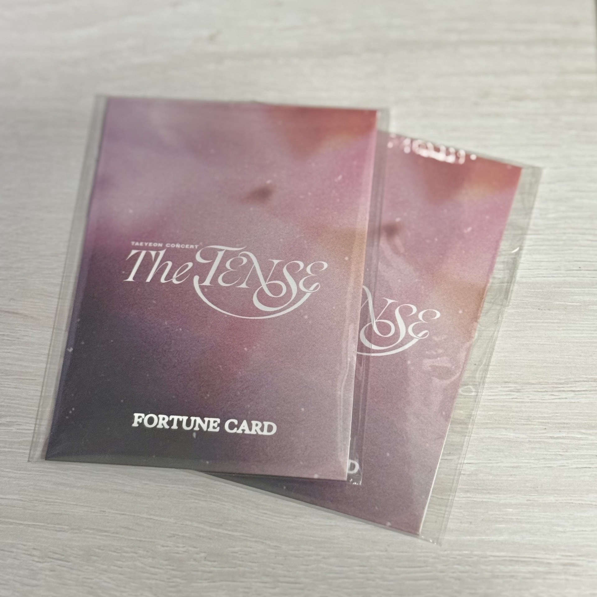 The Tense演唱會隨機卡包