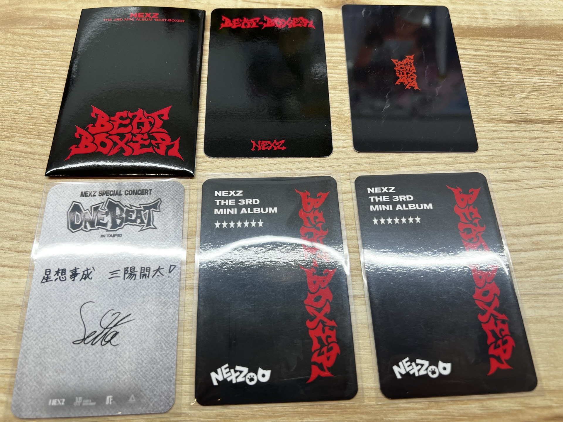 BEAT BOXER/2026 ONE BEAT台北場 入場卡🐧🐈‍⬛🦌（整圖）